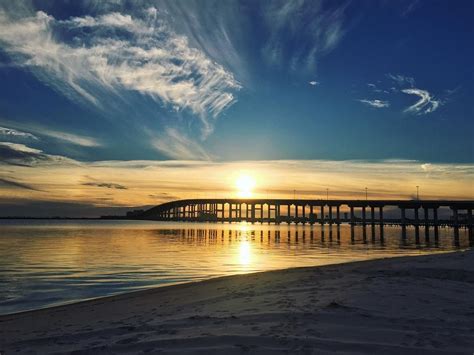 A calm sunset in Ocean Springs, MS on the #Mississippi Gulf Coast. #MSCoastLife | Most beautiful ...