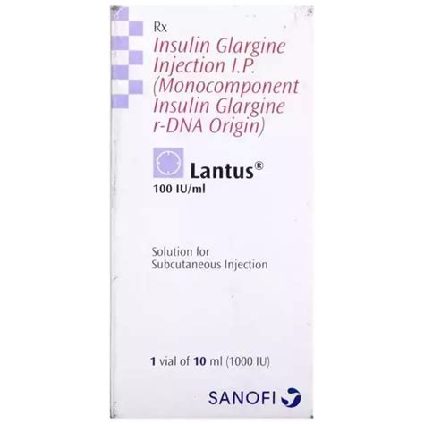 Lantus 10 ml Solution for Injection: Uses, Price, Dosage, Side Effects, Substitute, Buy Online