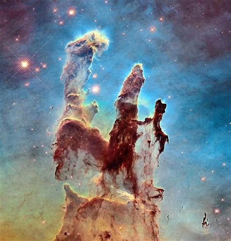 Pillars Of Creation Located In The Eagle Nebula 015 FunCage, Pillars of ...