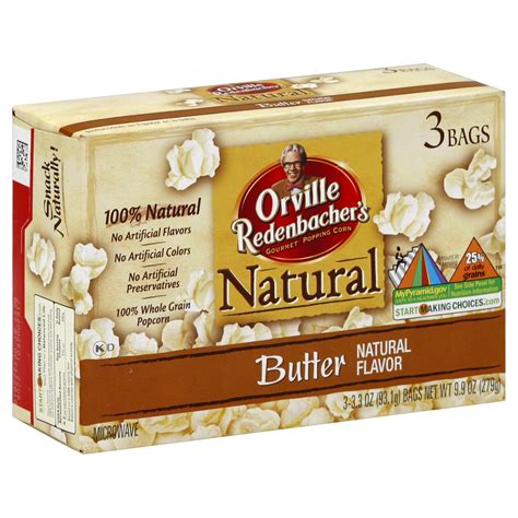 Orville Redenbacher Orville Redenbacher's Natural Gourmet Popping Corn ...