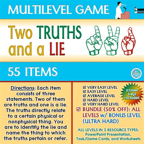 2 Truths And A Lie Game Ideas For 2025 - Gift Ideas for Men Who Have Everything