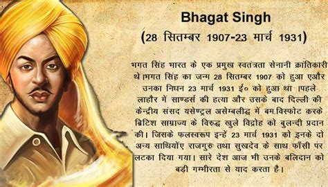 Bhagat Singh Biography in Hindi | Bhagat Singh Ka Jivan Parichay