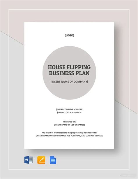 House Flipping Business Plan Template in Pages, Word, Google Docs - Download | Template.net