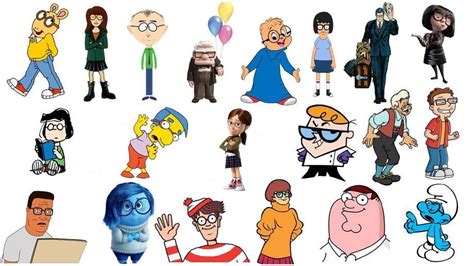 Cartoon and Comic Characters with Glasses Quiz