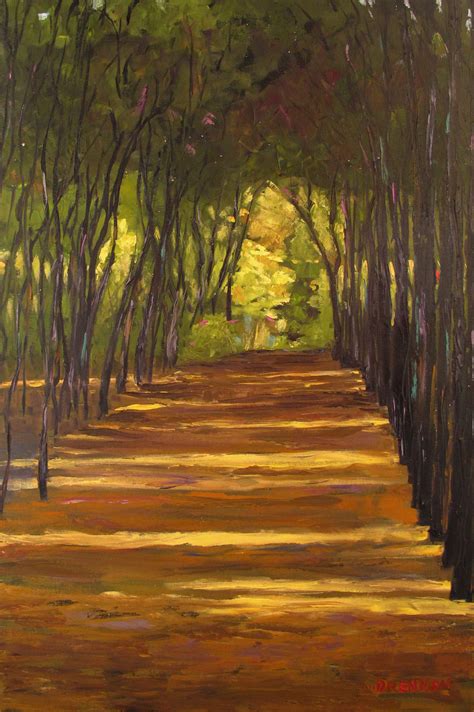 Tunnel of Trees - Oil, in Landscapes/Places