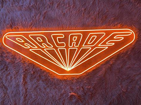 Retro Arcade Neon Sign, Arcade Led Sign, Wall Decor, Game Room Led ...