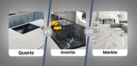 Quartz vs Granite vs Marble vs Corian vs Caesarstone