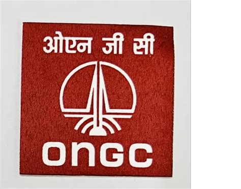 Red and White Woven Fabric ONGC Uniform Logo Label, For Used in Shirts and T Shirts at Rs 4.50 ...