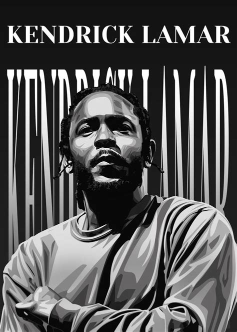 'Kendrick Lamar' Poster by Athlehema by MochtretPro | Displate | Music poster, Kendrick ...