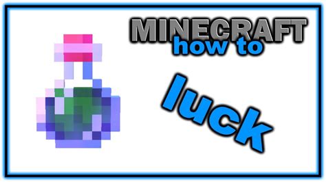 How to Get and Use Potion of Luck! (Java Edition) | Easy Minecraft ...