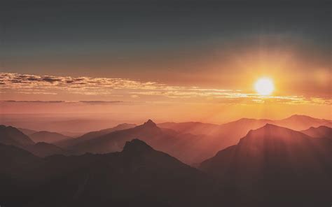 Mountain Sunrise Wallpapers - Top Free Mountain Sunrise Backgrounds - WallpaperAccess