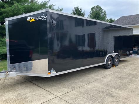 24 Ft Stealth Cobra Aluminum Enclosed Trailer - Like New - Used Stealth for sale in Sycamore ...