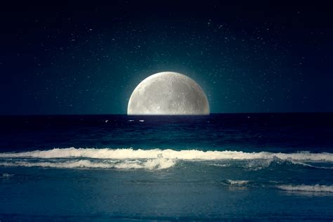 Sea Night BackGround by RedHeadLilith on DeviantArt