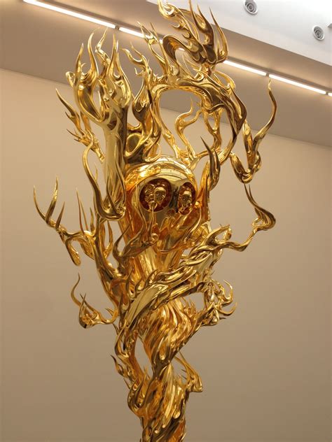 Gold sculpture | Sculpture, Architecture art design, Sculpture art