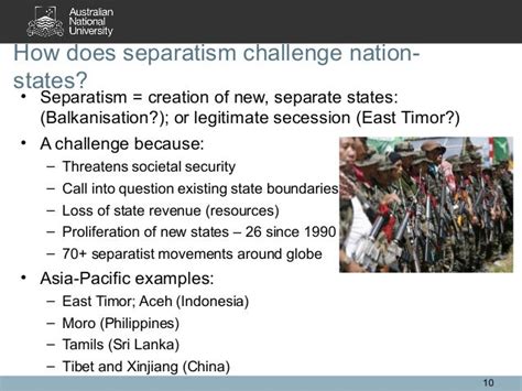 ANU Lecture - Ethnicity and separatism