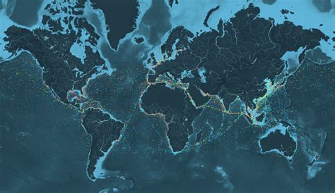 An incredible visualization of global shipping traffic - Vivid Maps