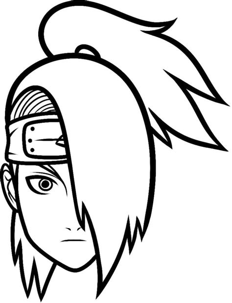 Deidara Para Colorear Easy Drawings Dibujos Faciles Dessins | Porn Sex Picture