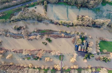 Drone footage helps show full scale of flooding across the Borough ...