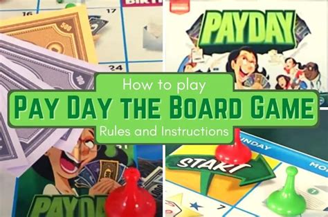 Payday (Pay Day) Game Rules and Basics of How to Play