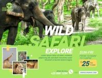 Wildlife Safari Flyer Template | PosterMyWall