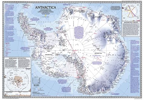 Antarctica Map - Continents - Map Archive - Wall Maps