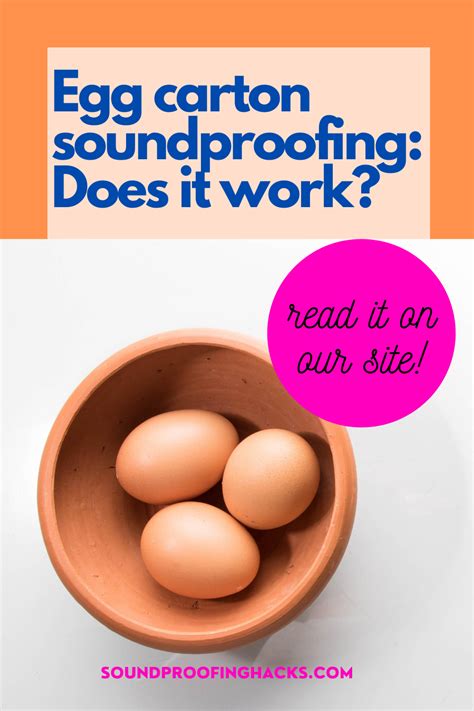 Egg carton soundproofing: Does it really work? | Sound proofing, Egg carton, Soundproofing diy