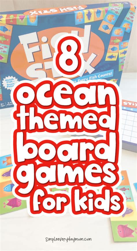 8 Awesome Ocean Themed Board Games For Kids