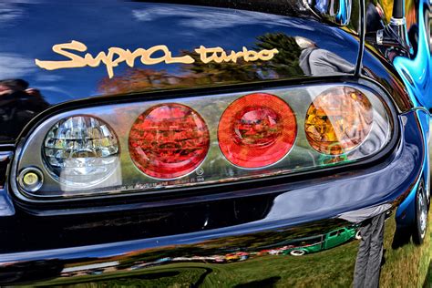 Toyota Supra Turbo Tail Lights Photograph by Mike Martin