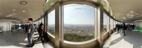 N Seoul Tower Observatory 360 Panorama | 360Cities