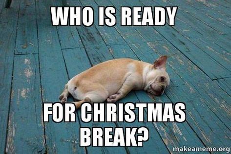 Who is ready for Christmas break (With images) | Work memes, Funny school jokes, Funny school memes