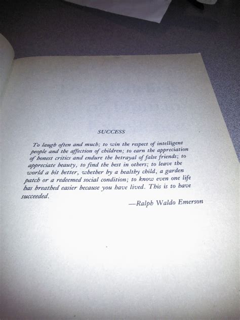 Ralph Waldo Emerson on Success | Definition of success, Quotes about ...