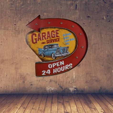 neon signs for garage