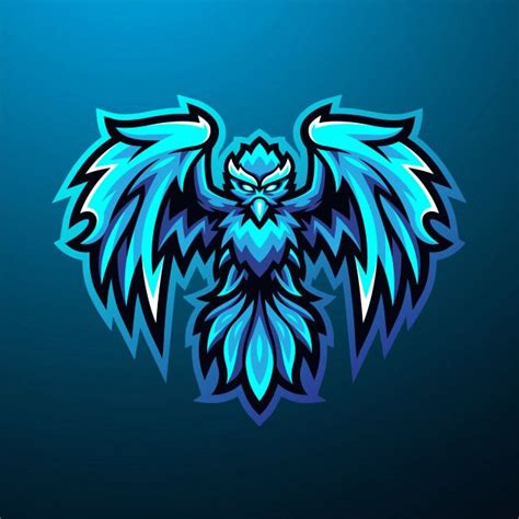 Premium Vector | Blue phoenix esport mascot logo | Logo design art, Corporate logo design, Team ...