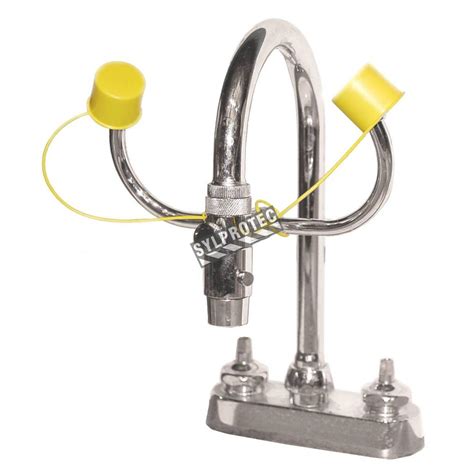 Faucet eyewash station for laboratories, ANSI Z358.1-2009.