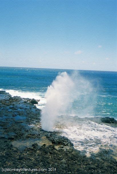 Spouting Horn -- Do not miss this natural phenomenon while exploring the south shore of Kauai ...