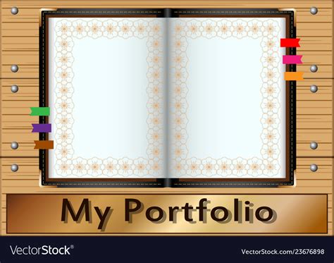 My portfolio Royalty Free Vector Image - VectorStock