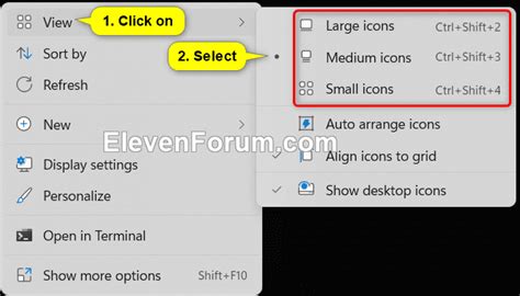 Change Size of Desktop Icons in Windows 11 Tutorial | Windows 11 Forum