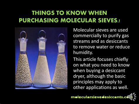 Molecular sieve applications by Molecular Sieves - Issuu