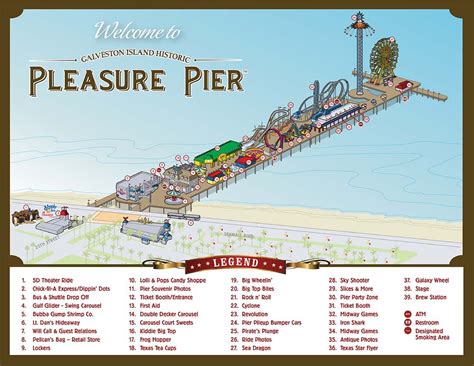 Galveston Island Pleasure Pier | Galveston, TX - visitorfun.com