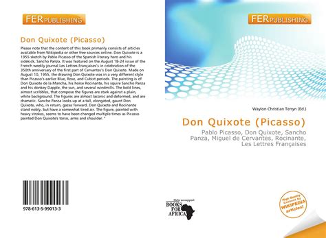 Don Quixote (Picasso), 978-613-5-99013-3, 6135990136 ,9786135990133