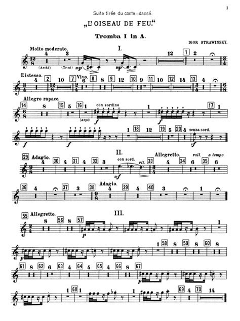 Stravinsky - Firebird Suite 1911 (Trumpet 1)