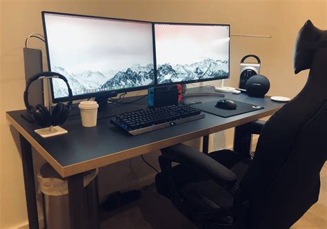 my dual 27” monitor setup - god bless USB-C : r/macsetups