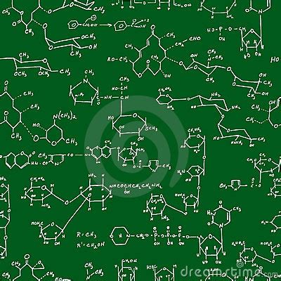 Chemistry Formulas Blackboard Vector Illustration | CartoonDealer.com #3064848