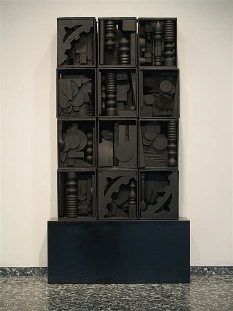 Louise Nevelson's 1964 "Black Wall" (Washington, DC) | Flickr