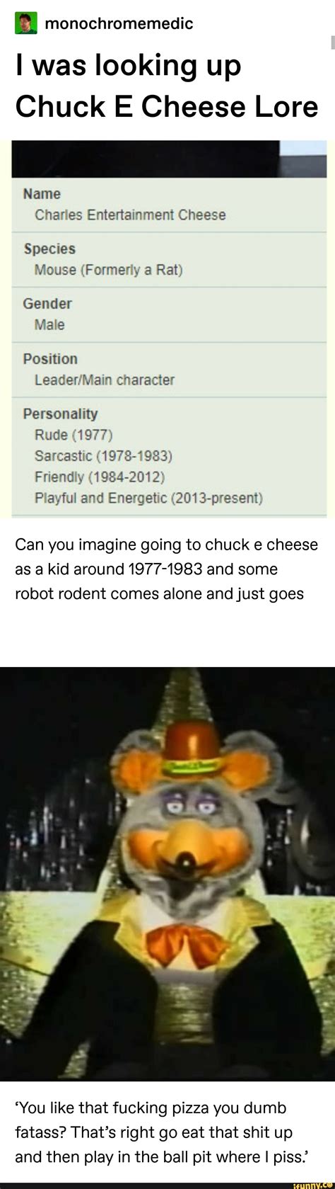 Chuck E Cheese Meme - Trend Meme