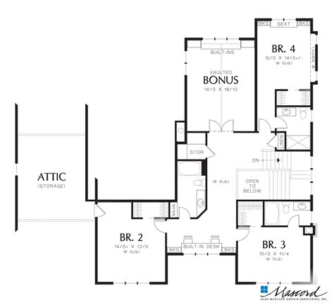 Craftsman House Plan 2458 The Copper Falls: 4372 Sqft, 4 Beds, 4.1 ...