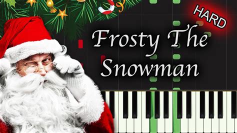 Frosty The Snowman Piano - Christmas Piano Tutorial! (Hard) - YouTube