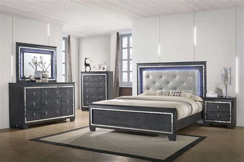 Perina LED Bedroom Set | Bedroom Furniture Sets