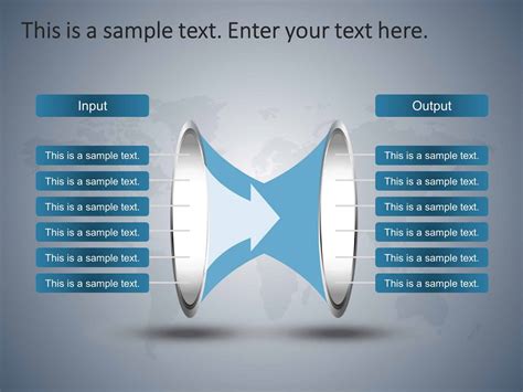 Input Output 6 PowerPoint Template | SlideUpLift