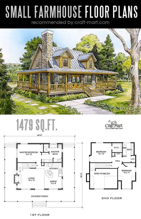 Small modern farmhouse plans for building a home of your dreams - Craft ...